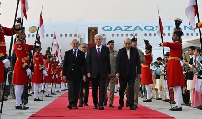 Kazakh President arrives in Pakistan on a state visit