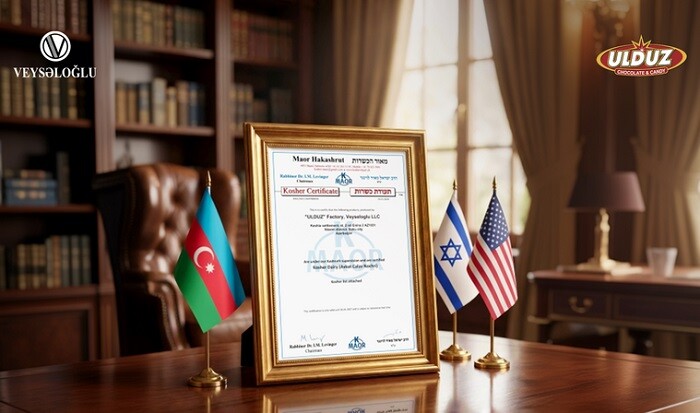 "Ulduz" Şokolad Fabriki KOSHER sertifikatı əldə etdi