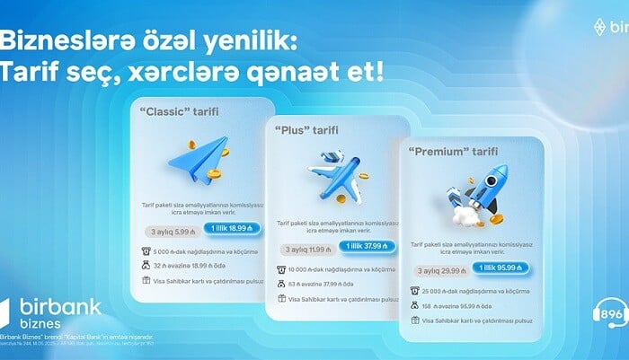 Birbank Biznes-dən sahibkarlar üçün yeni tariflər
