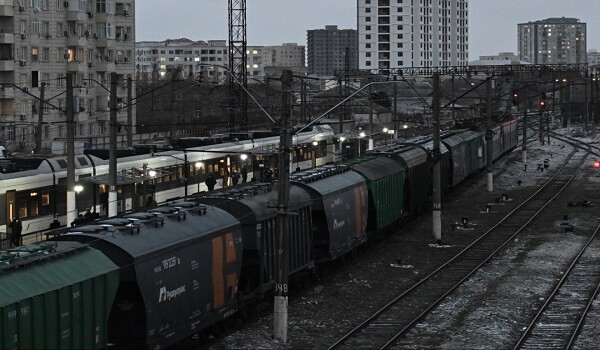 Növbəti taxıl yüklü qatar Ermənistana yola salındı