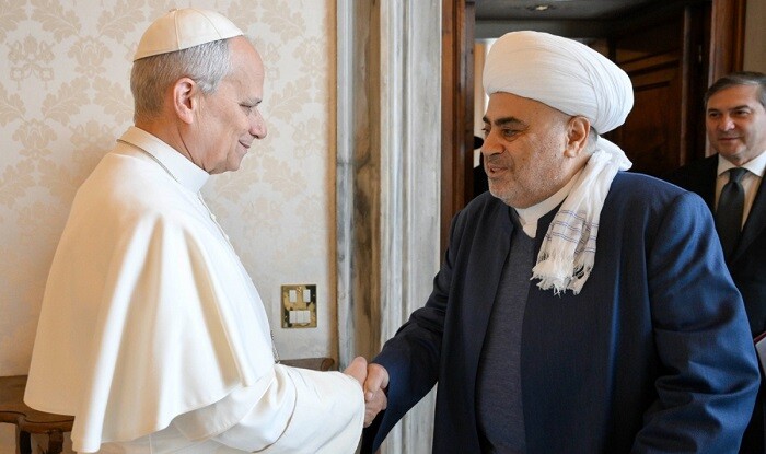 Allahşükür Paşazadə Roma Papası ilə görüşdü - Foto