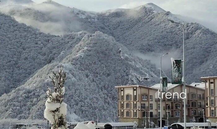 Qarlı Kəlbəcərdən möhtəşəm görüntülər - Video