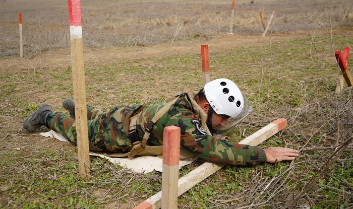 Ağdam minalardan belə təmizlənir - Foto