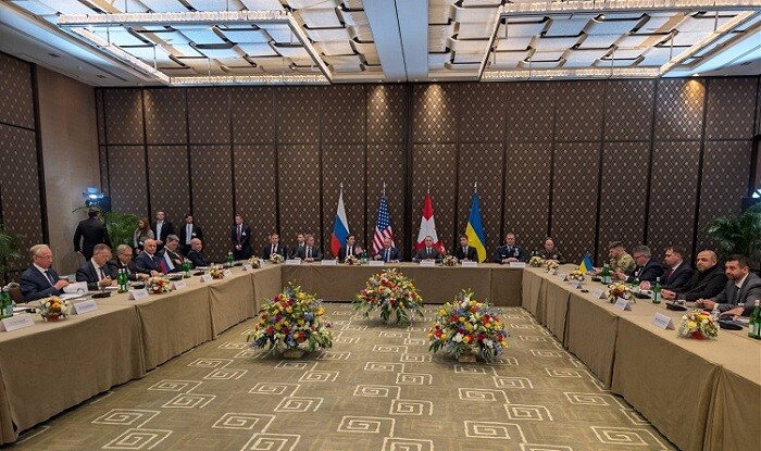 Cenevrədə Rusiya-Ukrayna-ABŞ görüşü başladı