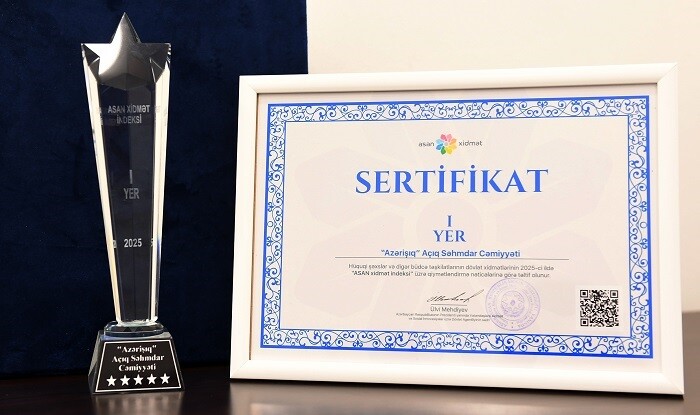 “Azərişıq” ASC birinci yerə layiq görüldü
