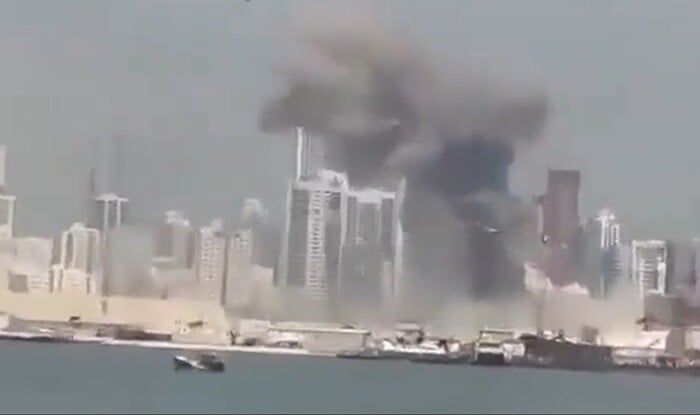 İran qonşularını vurur: BƏƏ-dəki bazaya zərbə endirdi - Video