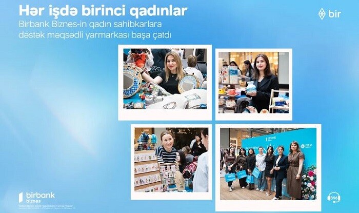 "Hər işdə birinci qadınlar" yarmarkası uğurla yekunlaşdı