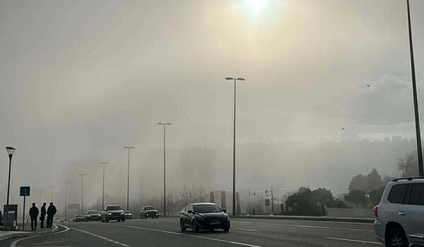Xəzər sahilindən Bakıya qatı duman yaxınlaşır - Foto
