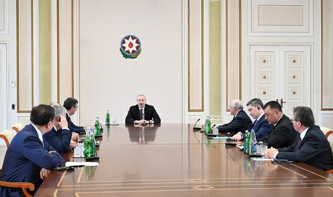 Ilham Aliyev receives leaders of Turkic states in Baku -
