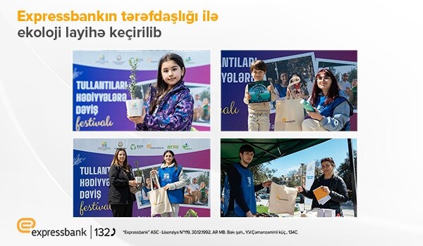 Expressbank növbəti ekoloji layihəyə tərəfdaşlıq edib