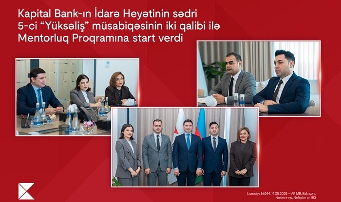 "Kapital Bank"ın İdarə Heyətinin sədri  onlarla görüş keçirdi