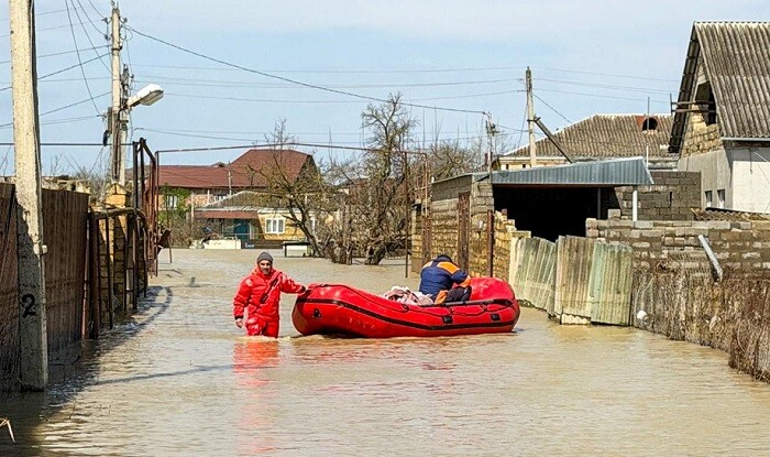 Dağıstanda daşqınlar: 500 ev su altında qaldı
