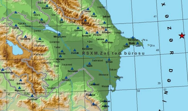 Xəzərdə daha bir zəlzələ - bu gün 4-cüdür