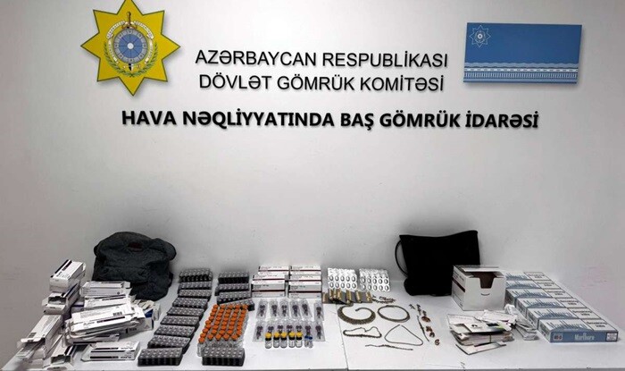 Bakıda uşaq arabasında qaçaqmal keçirmək istədilər - Foto