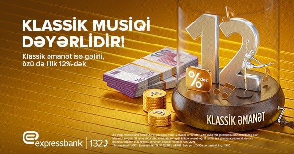 Bu bank pulunuza illik 12% gəlir təklif edir