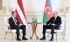 Aliyev held a one-on-one meeting with Latvia’s President