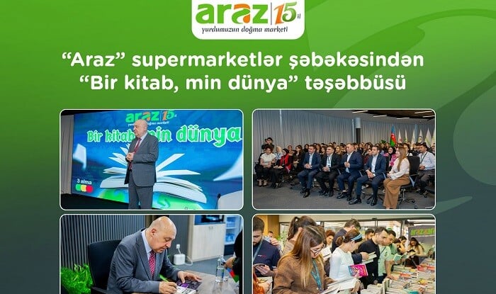 “Araz”dan “Bir kitab, min dünya” təşəbbüsü