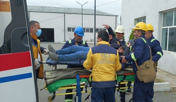 Siyəzəndə mülki müdafiə təlimi keçirildi - Video