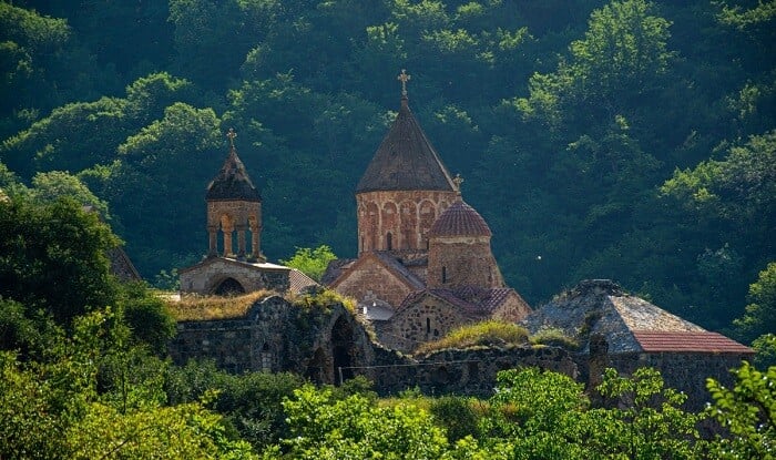 Xudavəng monastrının yeni görüntüləri - Video