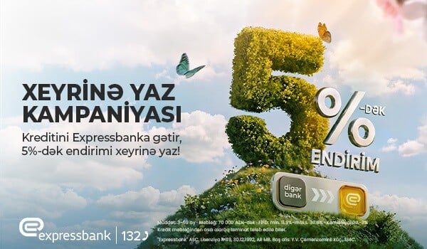 İllik 5%-dək endirim – Sənin xeyirinə