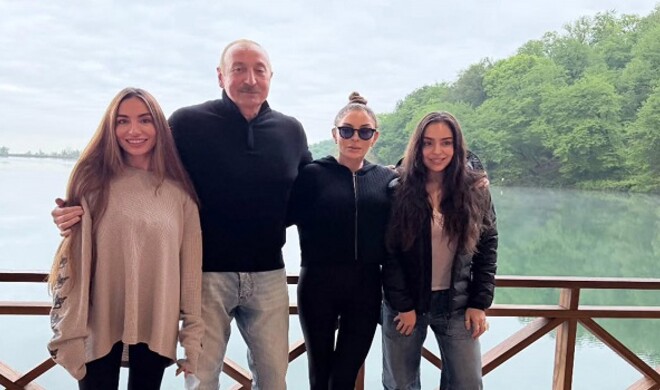 Presidential family captured in Gabala moment -