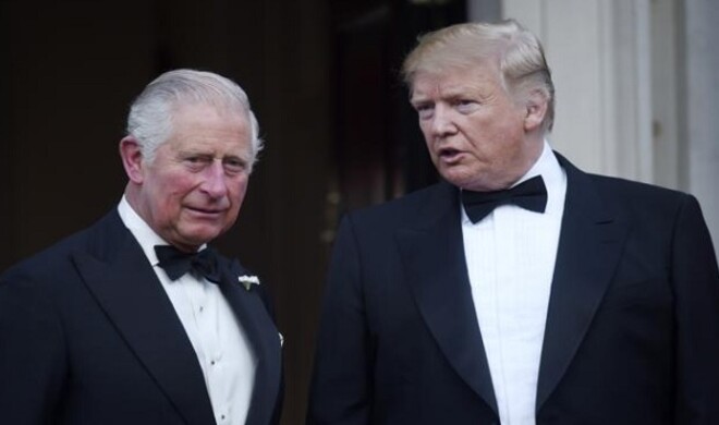 'You'd be speaking French': King Charles pokes fun at Trump