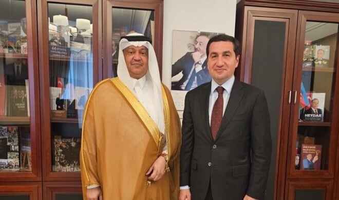 Hikmet Hajiyev meets Saudi ambassador to Azerbaijan