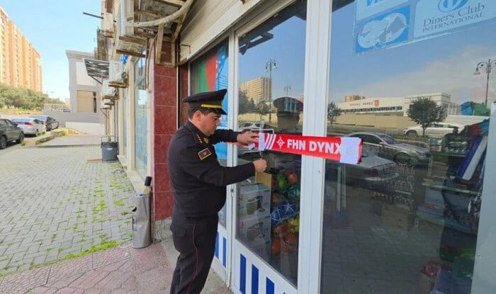 Ərzaq məhsullarının topdansatış mağazası bağlandı - Video