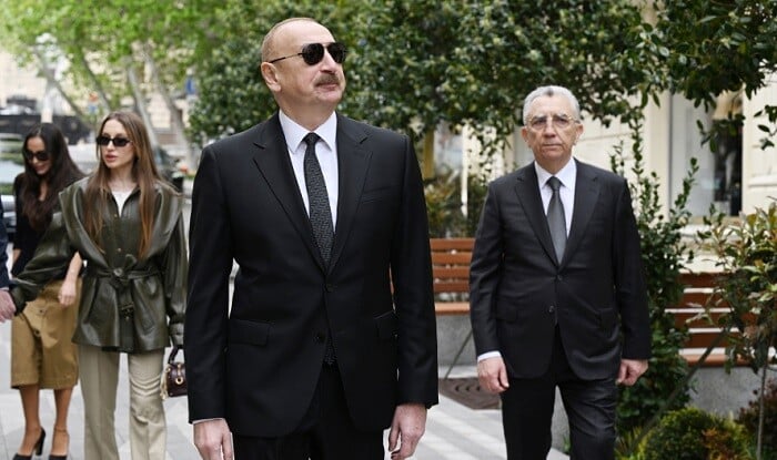 Prezident İslam Səfərli küçəsinin açılışında... - Foto