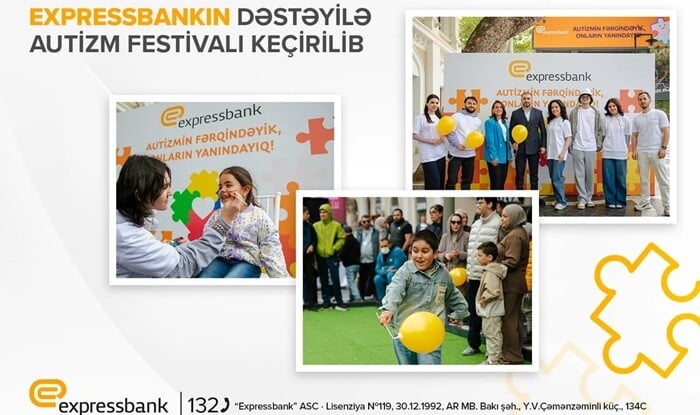 "Expressbank"ın dəstəyi ilə VI Autizm Festivalı baş tutdu