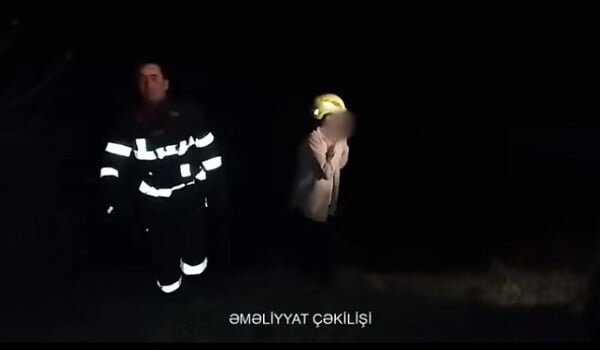 Şəkidə dağlıq ərazidə köməksiz qalanlar xilas edildi - Video