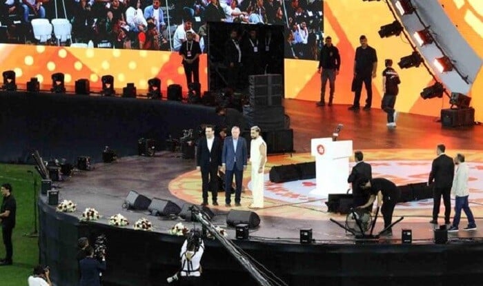 Ərdoğan məşhur reperin konsertini tribunadan izlədi – Video