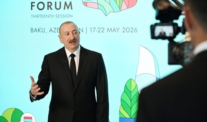 Ильхам Алиев дал интервью телеканалу "Евроньюс" - Фото