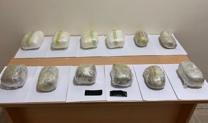 İrandan 12 kq narkotikin keçirilməsinin qarşısı alındı - Foto