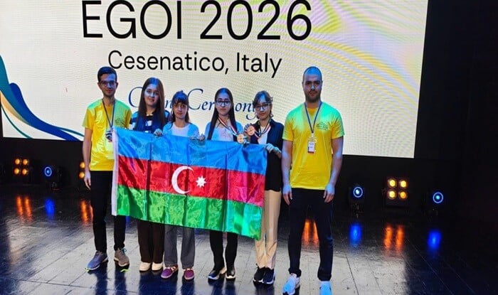 Azərbaycan məktəbliləri EGOI 2026-da 2 medal qazandı