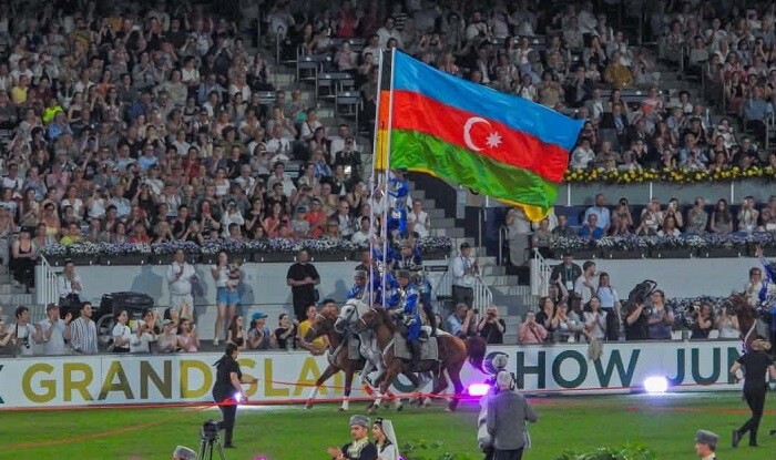 Qarabağ atları Almaniyada - Foto