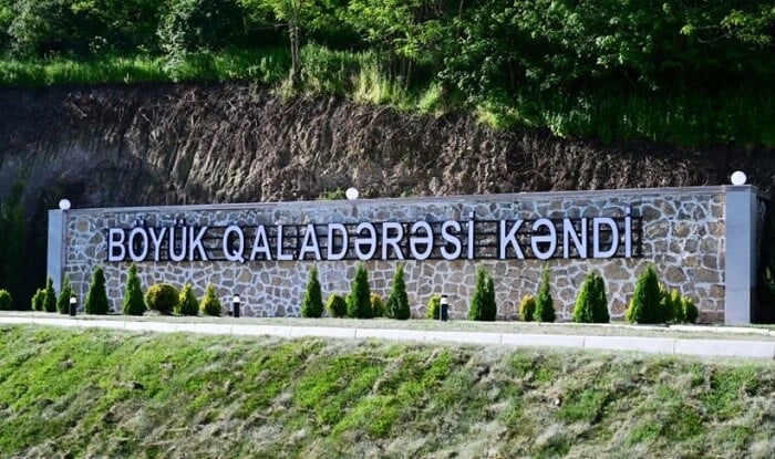 Şuşanın bu kəndində Bayraq meydanı yaradıldı