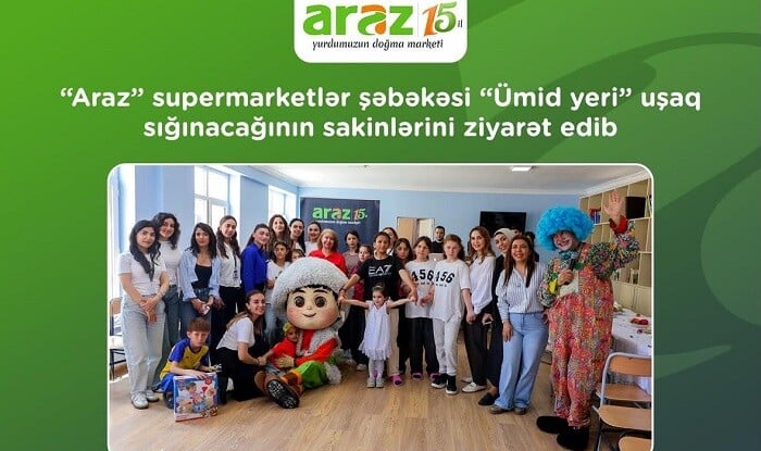 “Araz” “Ümid yeri” uşaq sığınacağını ziyarət etdi