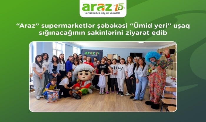 “Araz” “Ümid yeri” uşaq sığınacağını ziyarət etdi