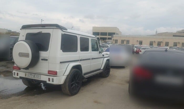 Qayda pozan “Gelandevagen”in sürücüsü saxlanıldı