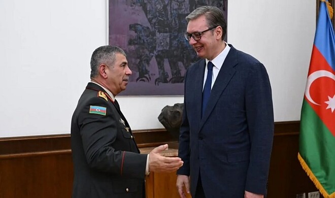 Zakir Hasanov meets Vucic in Serbia visit