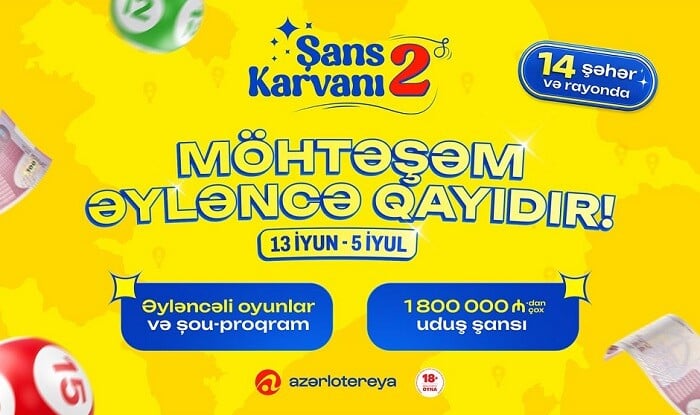 “Azərlotereya” ilə möhtəşəm əyləncə geri qayıdır!