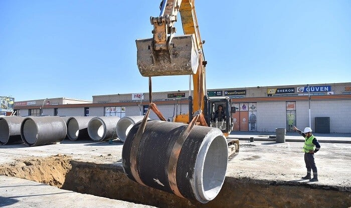 Xırdalanda yeni kanalizasiya kollektoru inşa edilir
