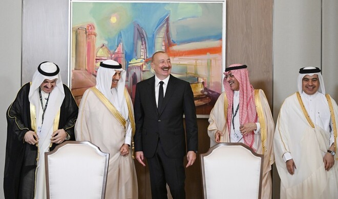 Aliyev received Arab Coordination Group delegation -