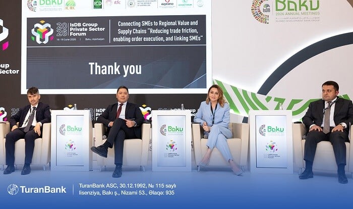 "TuranBank"ın sədri IsDB-in toplantısında spiker qismində çıxış etdi