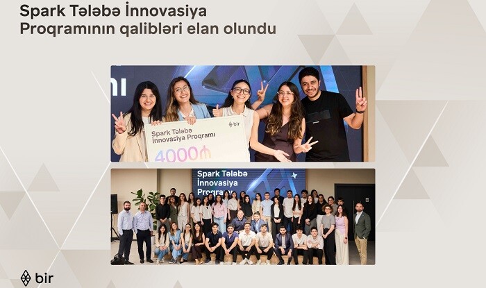 “Spark Tələbə İnnovasiya Proqramı”nın qalibləri elan edildi