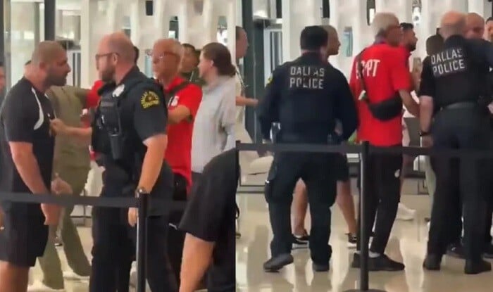 Misir yığması ilə ABŞ polisləri arasında gərginlik - Video