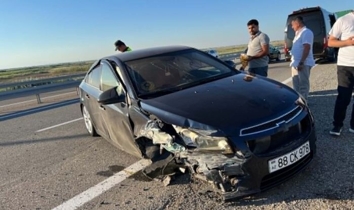 Ələt-Astara yolunda qəza baş verdi - Foto