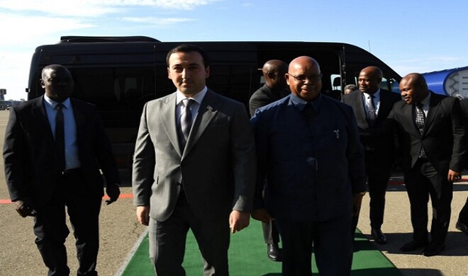 Zimbabwe Parliament Speaker arrives in Azerbaijan
