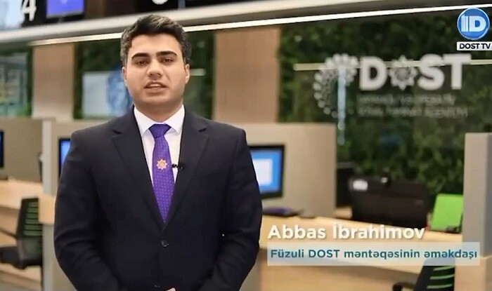 Doğma torpağında xidmət edən gəncin bir günü - Video